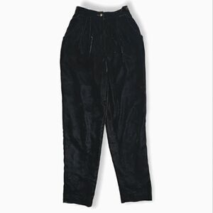 VTG Ungaro Parallele Paris deep brown velour pants trousers size 4